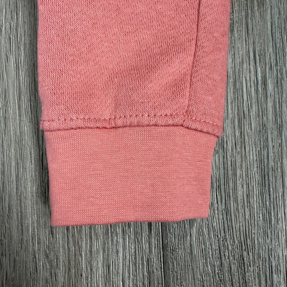 Made in New Mexico Romper Sweatsuit by Rabbit Skins Size 18M Salmon Pink - Picture 10 of 12
